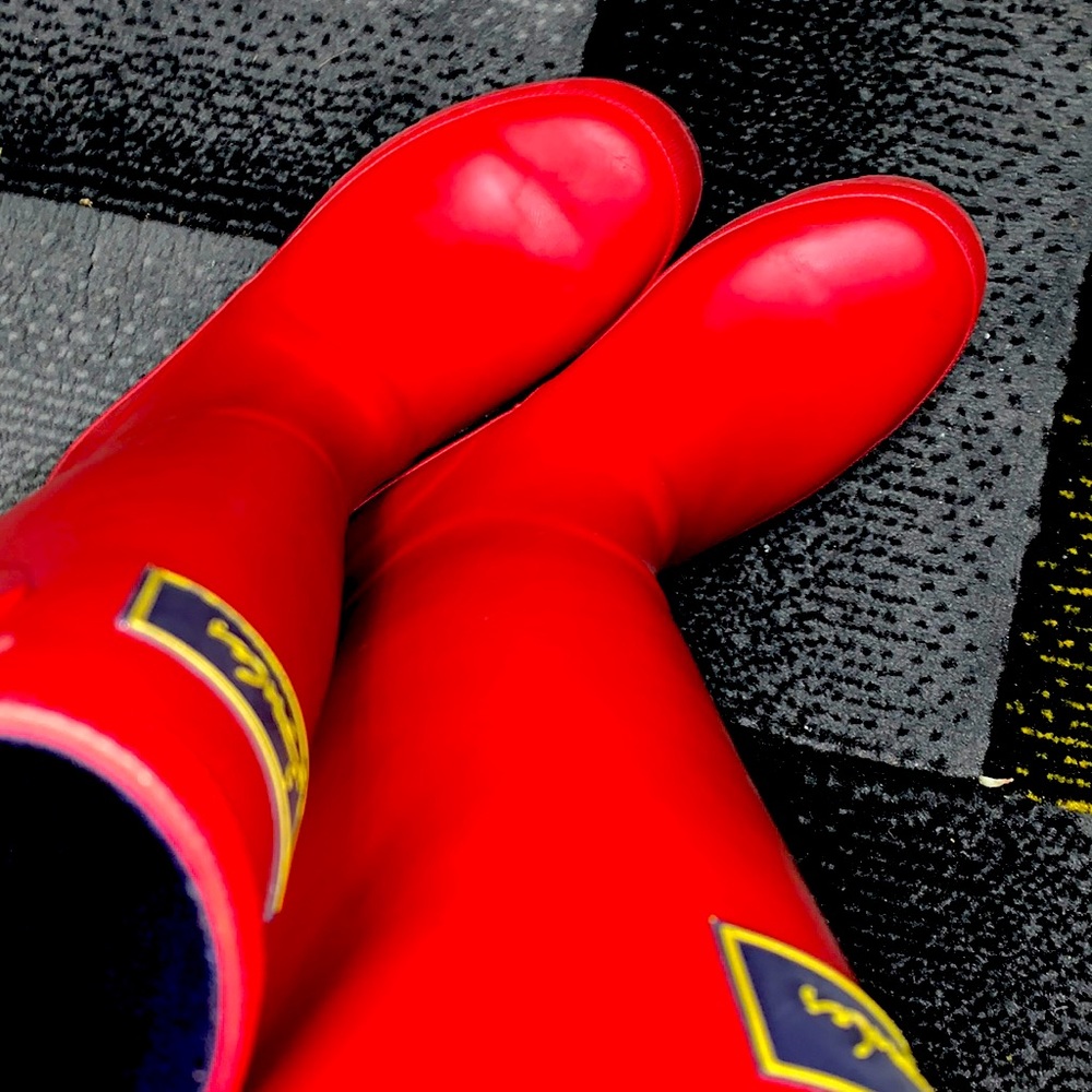 Red Joules Red Rain Boots